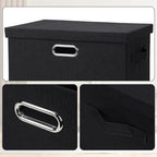 Graciadeco Large 17" 36 Quart Collapsible Stackable Storage Bins - Image 6