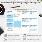 Weekly Planner Notepad Undated Weekly Schedule Planner To Do List Notebook - Image 2