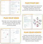 Wyze Planner Undated Daily Planner – 1-Year B5 Productivity Organizer - Image 4