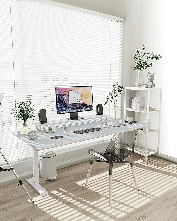 YSAGi Non-Slip Leather Desk Pad XL Size, Waterproof Laptop Computer Desk - Image 2