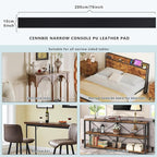 CENNBIE Console Table Leather Cover - Image 2