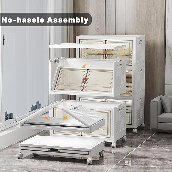 UAMFURI Extra Large Stackable Storage Bins - Image 2