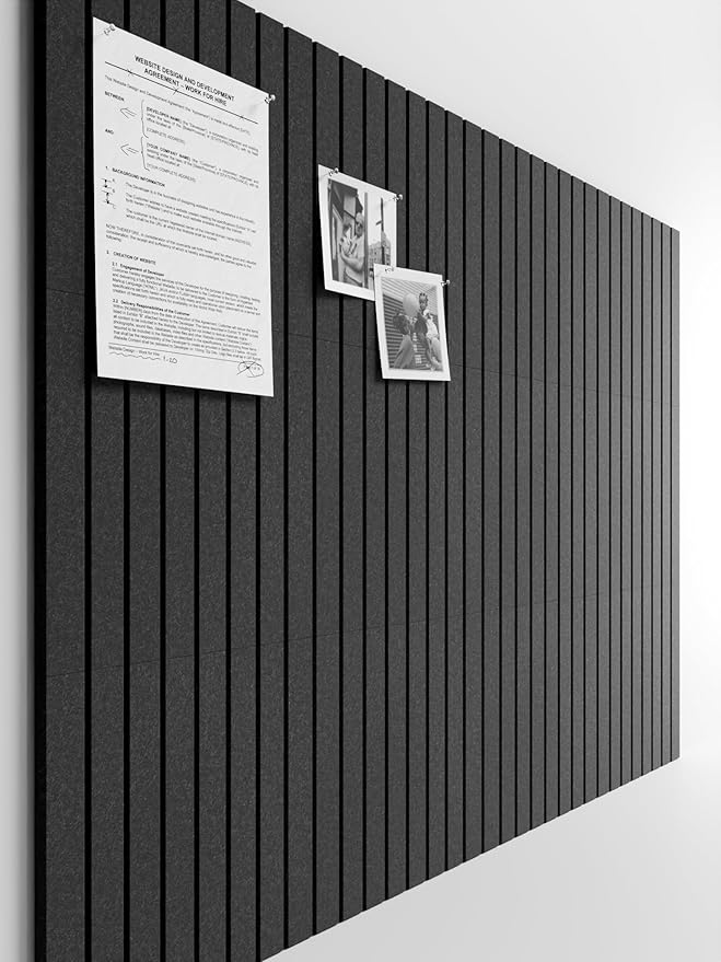 Bumusty Large Cork Board Alternative-47 x35 Felt Bulletin Board Tiles, by Bumusty