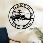 Personalized Metal Airplane Wall Art, Airplane Name Sign, Customized Pilot Name - Image 5