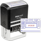 MaxMark Large Self-Inking Rubber Date Office Stamp by Maxmark