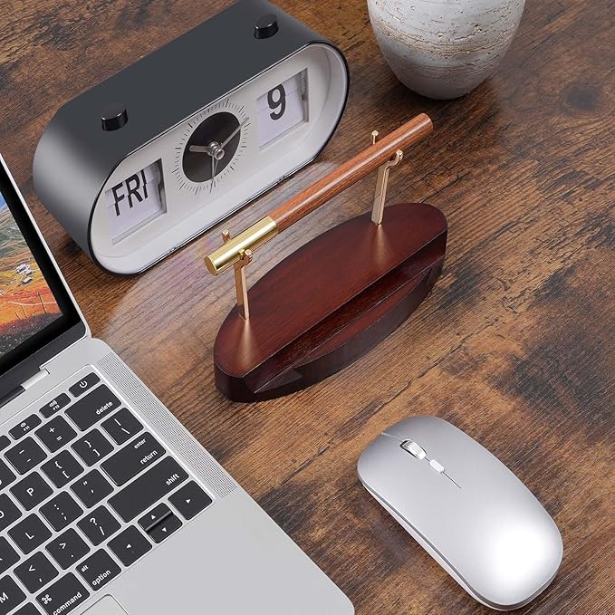 Htoxsdc Pen Holder Desk Organizers and Accessories Desk Decor ，Exquisite Wooden - Image 3