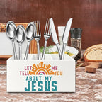 QZQE Boho Jesus Christian Pen Pencil Holder Organizer - Image 5