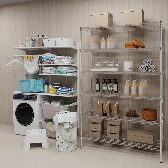 Regal Altair 21" Deep x 54" Wide x 74" Height Wire Shelving Kit | 6-Tier | NSF - Image 2
