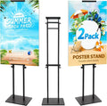 VAIIGO 2Pack Poster Stand for Display, Heavy Duty Floor Standing Sign Holder by VAIIGO