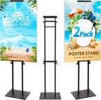 VAIIGO 2Pack Poster Stand for Display, Heavy Duty Floor Standing Sign Holder by VAIIGO