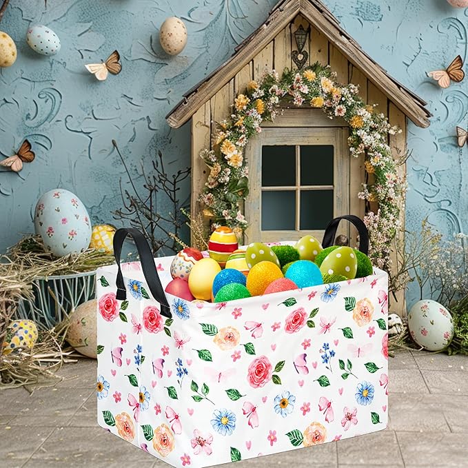 FUULOXE Storage Bin for Shelves Rectangle Closet Baskets Foldable Box - Image 5