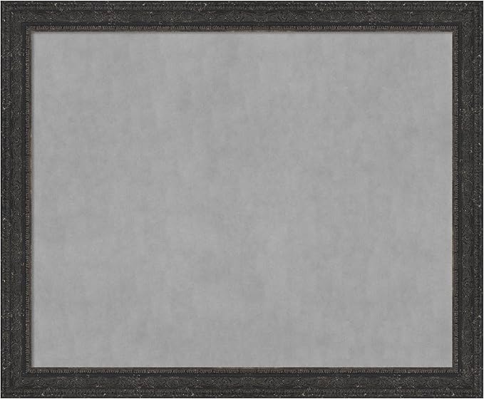 Amanti Art Black Framed Magnetic Board 37x45 X-Large Vision Board by AmantiArt