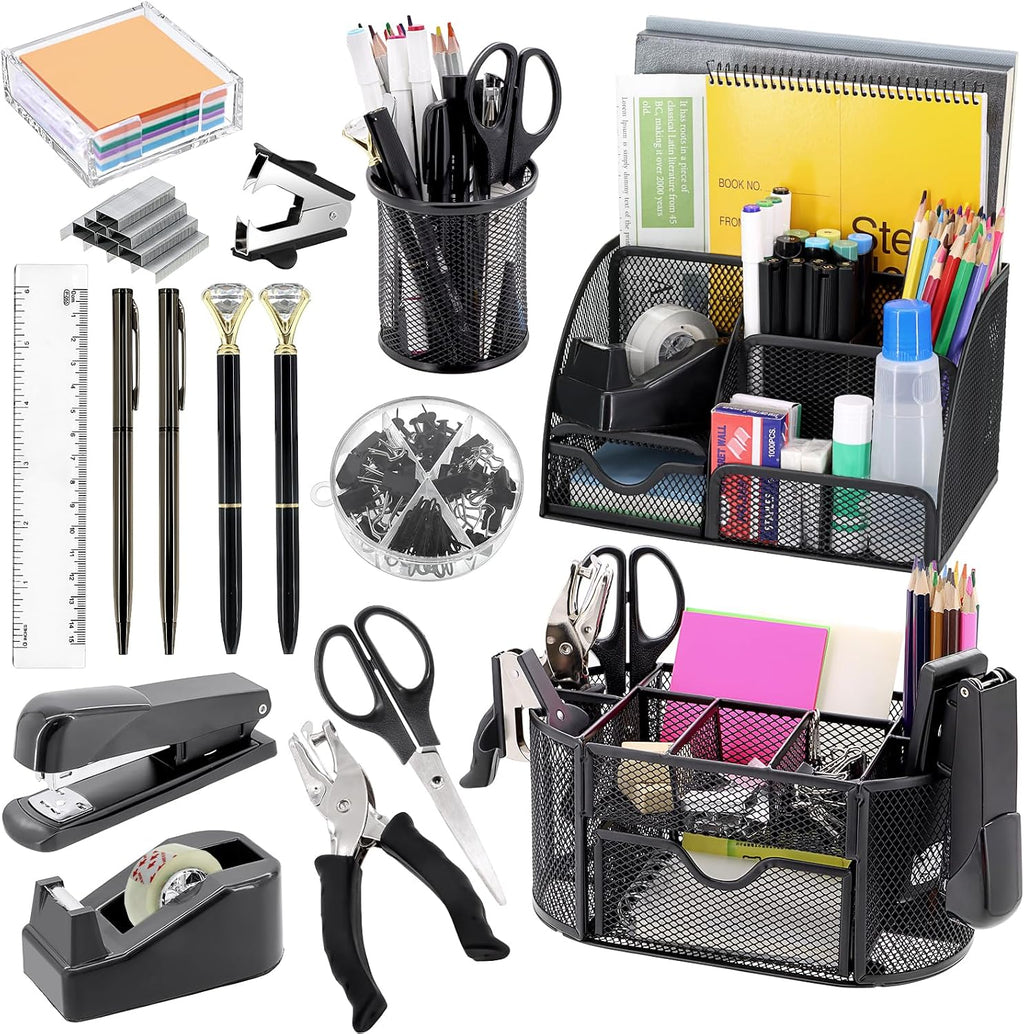 17 in 1 office desk organizer set for, main product view
