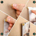 E BAVITE 50 Set Magnetic Push Pins, Flat Push Pin, Magnetic Thumb Tacks - Image 3