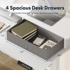 FLEXISPOT 63" L Shaped Standing Desk - Image 5
