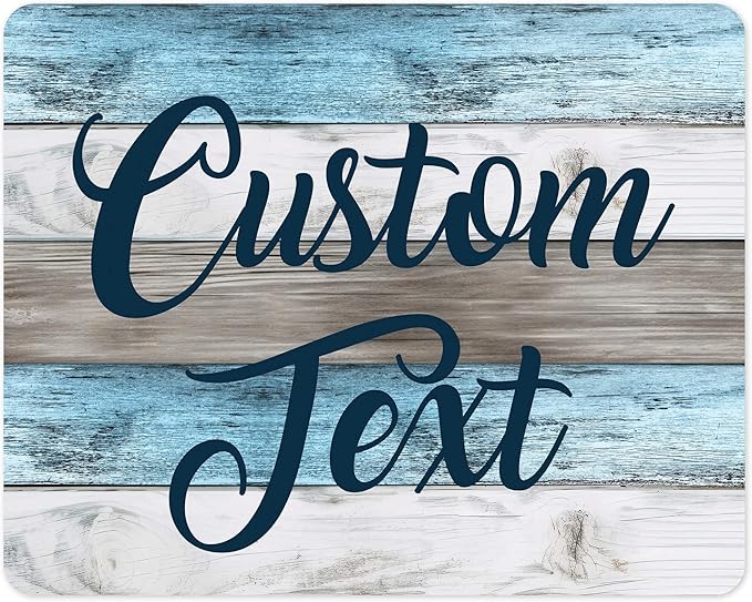Custom Sign, Custom Street Sign, 11 Font Colors, 13 Font Styles, 4 Hole Options by MySignCenter