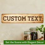 Custom Sign, Custom Street Sign, 11 Font Colors, 13 Font Styles, 4 Hole Options - Image 4