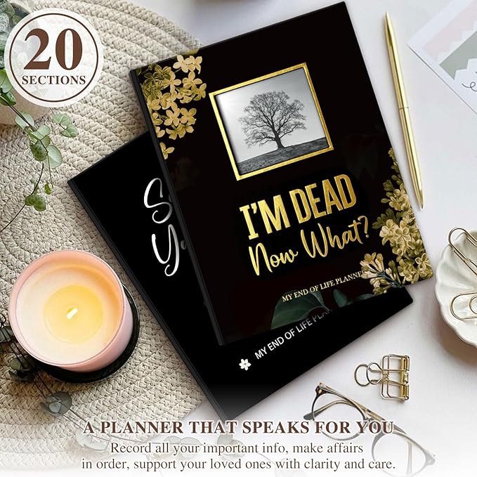 Lanpn I'm Dead, Now What Journal, End of Life Planner Death Book Organizer - Image 6