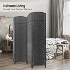 Cocosica 4 Panel Room Divider, 6Ft Folding Privacy Screen, Tall - Image 4