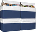 Bagnizer Large 22 Quart Linen Fabric Foldable Storage Bin Cube Organizer Basket by Bagnizer