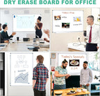 H-Qprobd 3' x 2' Whiteboard Dry Erase White Board - Image 6