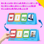 CVCC & CCVC Flip Charts, 40 Words Builder Phonic Games Freestanding Flip Chart - Image 2
