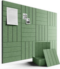 Large Felt Bulletin Board 48" x 36" Cork Board Alternative-12 Pack by FLUXYNARA