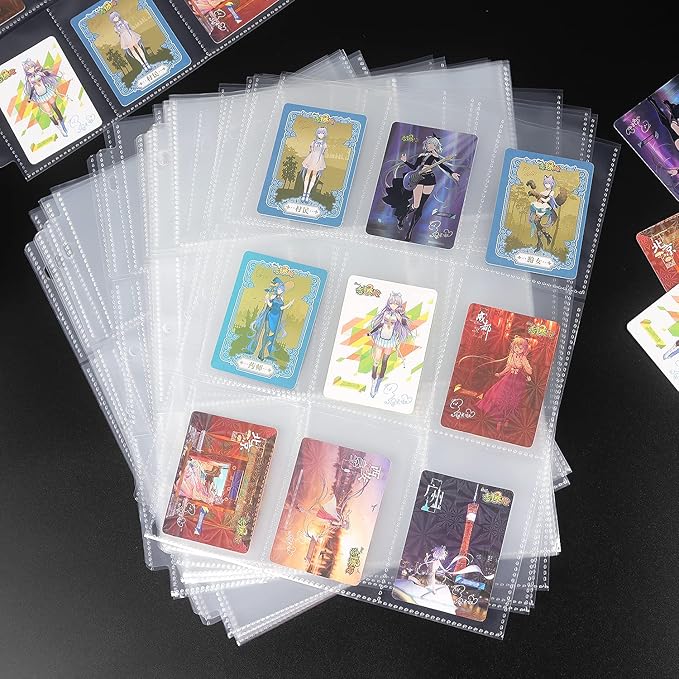 36 Pack 9 Pocket Page Protector, Holds 324 Cards, Trading Card Sleeves Page - Image 7
