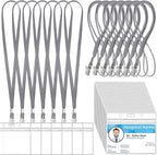 Marspark 50 Sets Clear Name Tags by Marspark