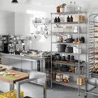 Regal Altair 18" Deep x 36" Wide x 86" Height Wire Shelving Kit | 8-Tier | NSF - Image 2