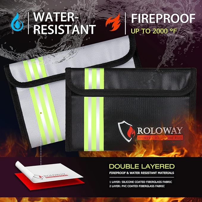 ROLOWAY Small Fireproof Bag - Image 4