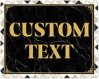 Custom Sign, Custom Street Sign, 11 Font Colors, 13 Font Styles, 4 Hole Options by MySignCenter