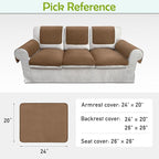Couch Arm Covers, Waterproof Armrest Cover - Image 6