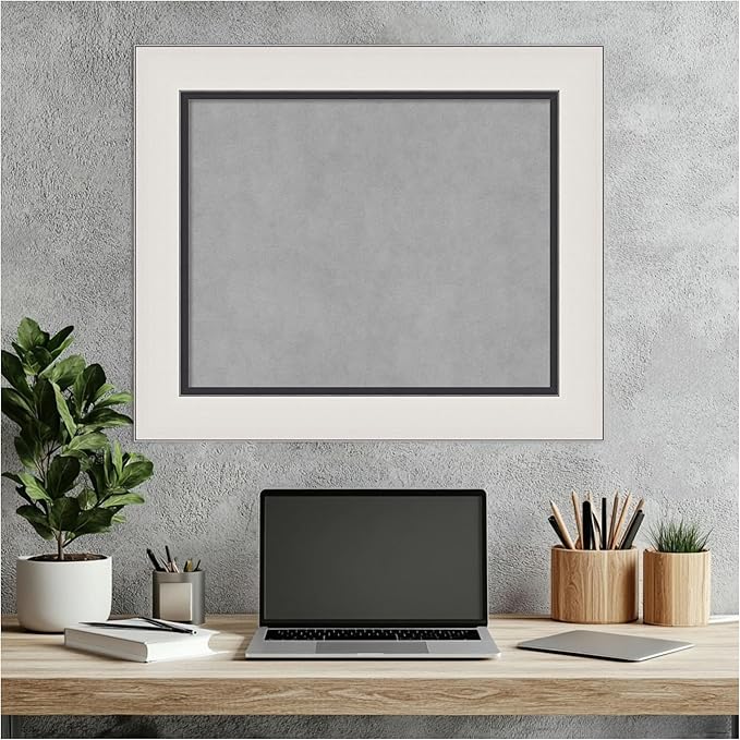 Amanti Art Silver Framed Magnetic Board 22x26 Small Vision Board - Image 7