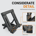 Portable Tablet Stand for Desk, Non-Slip Base, Foldable & Travel-Friendly for - Image 6