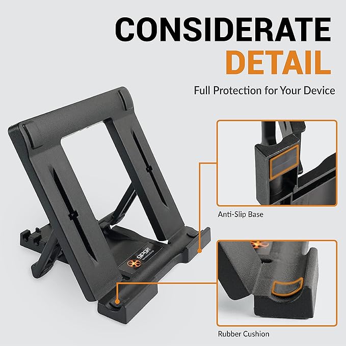 Portable Tablet Stand for Desk, Non-Slip Base, Foldable & Travel-Friendly for - Image 6