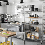 Regal Altair 24" Deep x 30" Wide x 64" Height Wire Shelving Kit | 5-Tier | NSF - Image 6