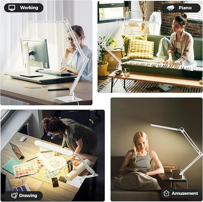 SKYLEO LED Desk Lamp with Slim Base - Image 6