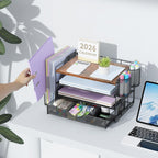 gianotter desk organizers and accessories with file holder, package contents
