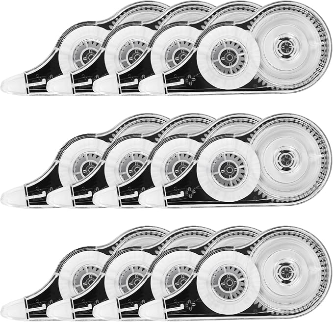 BESARME 12 Pack Correction Tapes, 39 Feet Each Correction Tape Roller by BESARME