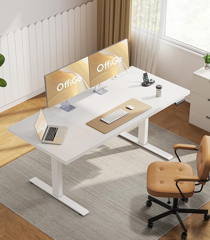 OffiGo 71 Inch Executive Electric Standing Desk, Height Adjustable Desk - Image 2