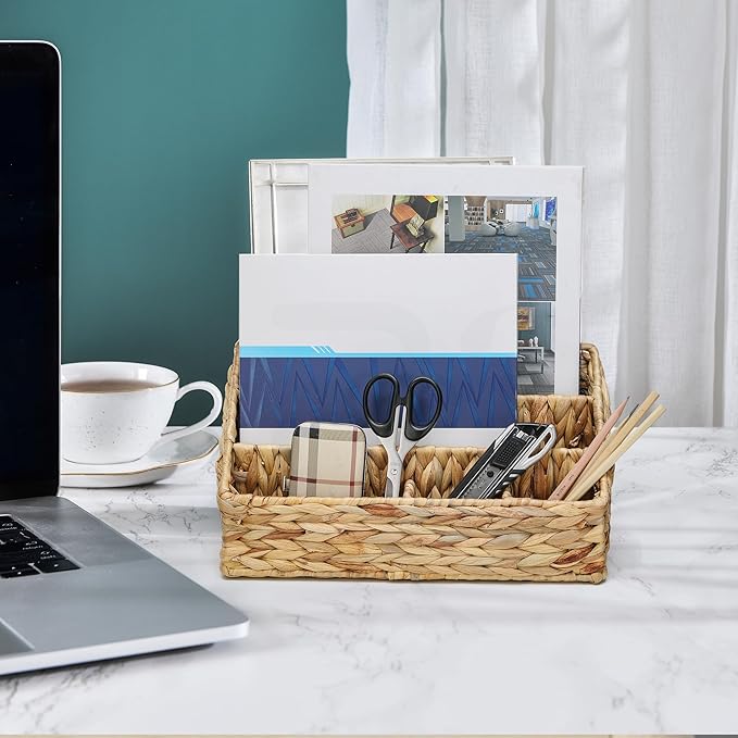 Boershun Desk Organizer – Countertop Mail Organizer, Magazine Holder, Boho - Image 5