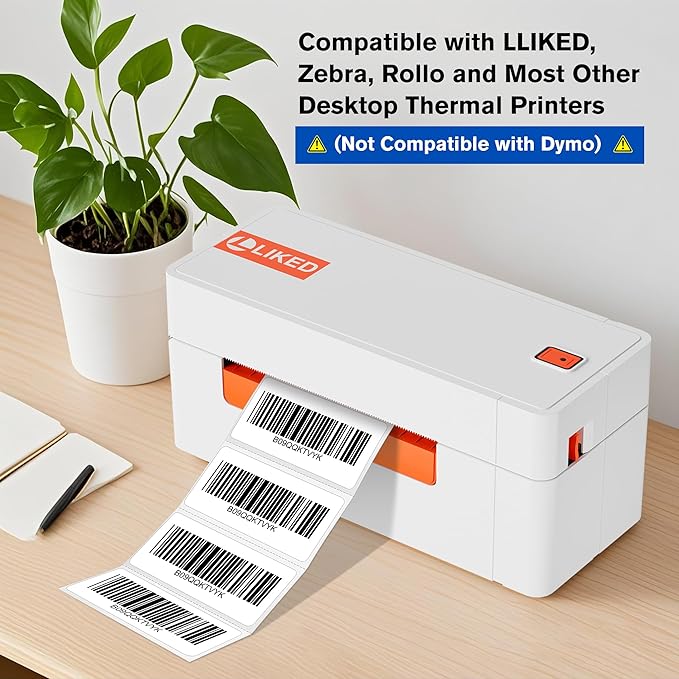 L LIKED 1" x 2" Blank Removable Labels - Image 6