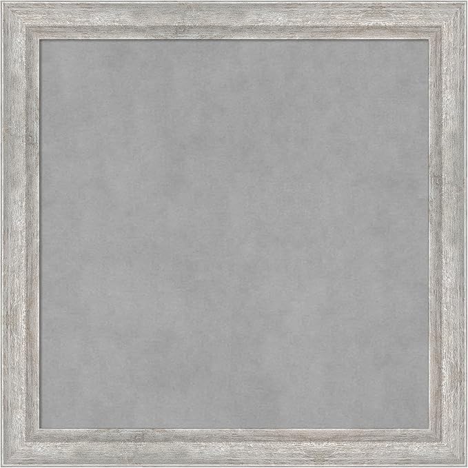 Amanti Art Silver Framed Magnetic Board 23x23 Medium Vision Board by AmantiArt