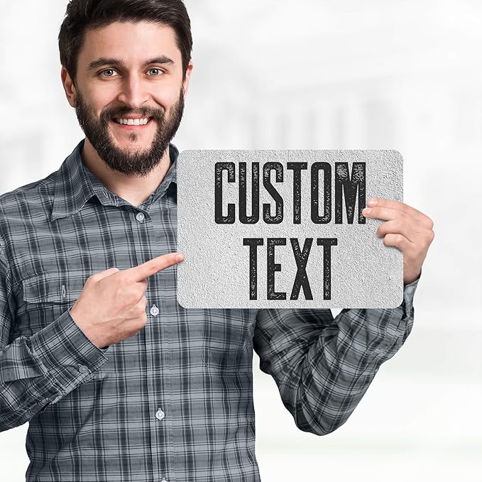 Custom Sign, Custom Street Sign, 11 Font Colors, 13 Font Styles, 4 Hole Options - Image 2