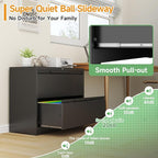 LONGLINK 2 Drawer Lateral File Cabinets - Image 4
