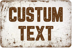 Custom Sign, Custom Street Sign, 11 Font Colors, 13 Font Styles, 4 Hole Options by MySignCenter