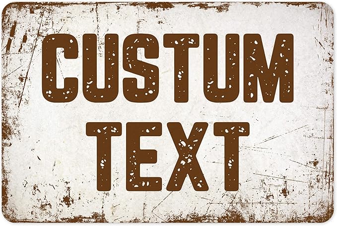 Custom Sign, Custom Street Sign, 11 Font Colors, 13 Font Styles, 4 Hole Options by MySignCenter