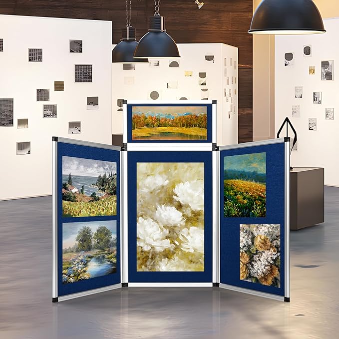 Nisorpa Trade Show Presentation Board, Aluminum Trifold Poster Board 70.8 x - Image 9