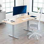 VIVO Heavy Duty Dual Motor Electric Sit Stand Desk Frame, 220 lbs Capacity up - Image 7